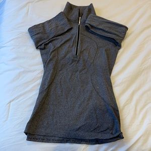 quarter zip long sleeve top from lululemon